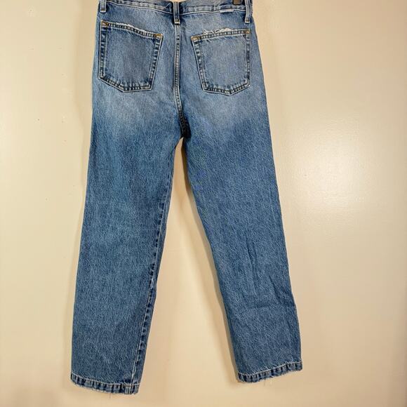 Boyish Kirby Jeans Womens Size 26 The Birds Blue Denim Mid Rise Straight Leg - Picture 5 of 12